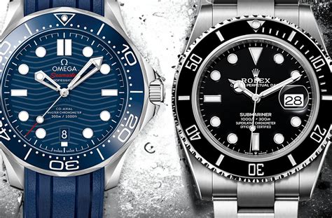 omega moon watch vs rolex submariner|seamaster Rolex.